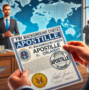 Need to apostille your FBI background check? Learn the process step-by-step with Premier Notary and Fingerprinting, your trusted Orlando experts.